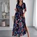 Women's Clothing Fashion Temperament Elegant Holiday Print Strappy Long Skirt Dress Women's Clothing Spring And Summer_ecoleips.com