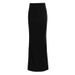 European And American Autumn Winter Long Half Solid Color Bodycon Skirt Women High Waist Tight_ecoleips.com