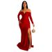 Women's Silk Long Dress Gown AL228 Sexy Floor Length Skirt Long Sleeve Latin Style_ecoleips.com