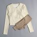 Half Zipper With Chest Pad Yoga Suit Women's Slim Fit Fitness Clothes Sports Pilates Long Sleeved Top_ecoleips.com