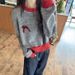 girl Late Autumn Early Winter Christmas Outfit Retro Sweater For Women Atmospheric Soft Lazy Style Knitted Top_ecoleips.com