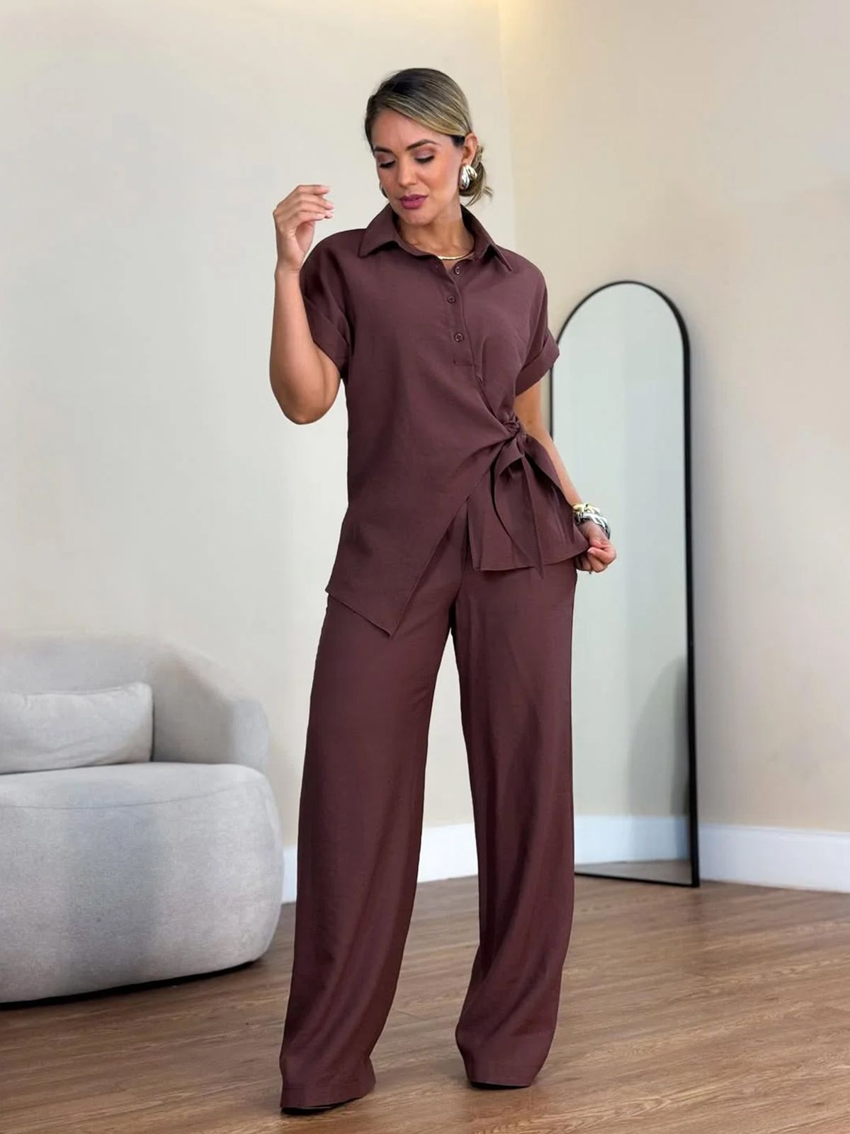 Women's Clothing Elegant Retro Fashion Women's Suit Style Commuter Niche Design Loose Fit Temperament Clothing_ecoleips.com