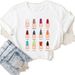 European And American Cross-border Foreign Trade Wholesale Clothing 3D Nail Polish Round Neck Plus-size Short-sleeve_ecoleips.com