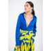 Women's Clothing New Loose Large Size Temperament Printed Shirt Top Wide Leg Pants Set_ecoleips.com
