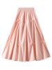 K New Women's High Waisted A-line Skirt With A Sense Of Luxury, Slimming Temperament, Hepburn Style Umbrella Skirt_ecoleips.com
