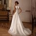 Women's Satin Halter Neck Wedding Dress - French Retro Light Trailing Party Gown_ecoleips.com