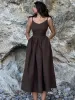 TARUXY Sexy Backless Beach Dress For Women V Neck Splice Folds Long Dresses Womens Party Elegant Bandage Maxi Sundress Female_ecoleips.com