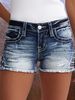 Women's Clothing Three Quarter Pants Denim Shorts Women's Sexy Slim Fit Shorts_ecoleips.com