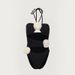 Sexy Halter Neck Cutout One Piece Swimsuit 3D Flower Design European American Style Women's Swimwear_ecoleips.com