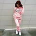 Women's Clothing Women's Printed Hooded Fleece Sports Sweatshirt Casual Two Piece Set Autumn Winter For Formal & Casual For Women_ecoleips.com