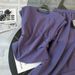 Women's Clothing Sports Suit Skirt Women's Summer New Purple Round Neck Short Sleeved Top Half Length Skirt Two Piece Suit_ecoleips.com