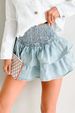 Women's Clothing Pure Sexy Style Denim Skirt For Women Pleated Midi Design Fashion_ecoleips.com