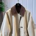 Women’s British-Style Contrast Collar Trench Coat – Relaxed Fit Mid-Length Jacket (Polyester, S-XXXL, Khaki/Brown Colorblock)_ecoleips.com