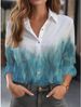 Verve 2025 Women's Cardigan 3D Floral Print Long Sleeve Shirt High-end Versatile Top_ecoleips.com
