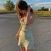 Summer Slim Fit Dress for Women Sexy Pure Color Thin Straps European American Style Ins 2025 New_ecoleips.com