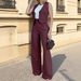 American Cross-border Foreign Trade New Women's Clothing Fashionable And Simple Casual Vest, Vest, Wide-leg Trousers Set, Two-piece Set For Women_ecoleips.com