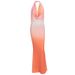 New Printed Halter Maxi Dress For Women Deep Plunge Cowl Neck Backless Bohemian Long Party Dress Summer Holiday Dress_ecoleips.com