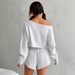 Women's Long Sleeved Top And Shorts Set European American Style Autumn Winter Fashion Trade_ecoleips.com