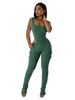 Women's Clothing Casual High Waist Jumpsuit For Women Style Twist Stripe Elastic Work Pants Autumn Winter Suit_ecoleips.com