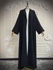 ng2510292 Ng2510292 Ng2510292 LN205 Modest Arabic Fashion Outerwear Abaya Cross-border New Black Robe_ecoleips.com