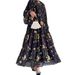 Women's Clothing Muslim New Chiffon Belt Long Fashionable And Elegant Dress_ecoleips.com