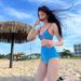 Verve Women's Two-Piece Thai Bikini High Waist Swimwear Korean Ins Style Sexy Hot Spring Fresh Swimsuit_ecoleips.com