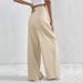 Aria Basics 2026 Autumn Winter New Cross-Border European And American Women's Commuter Style Pleated Casual Wide-Leg Loose_ecoleips.com