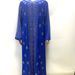 export Solid Color Rhinestone Embellished Loose-fitting Dubai Saudi Long Dress Women's Robe Abaya_ecoleips.com