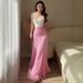 European And American Women's Summer Fashion Casual Ruffled Slim Fit Fishtail Skirt Cross Border Foreign Trade 2026 New Arrival_ecoleips.com