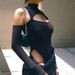 Women's High Neck Hollow out off Shoulder Jumpsuit Slim Fit Long Sleeve Trendy Street Fashion European American Style Autumn New_ecoleips.com