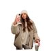 2026 New Women's Plush Jacket Fashionable Loose Cashmere Statement Casual Outdoor Zip Jacket_ecoleips.com