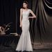 Women's Clothing Evening Dress Temperament Celebrity Party Dinner Party Sexy Long Slim Fishtail Dress_ecoleips.com