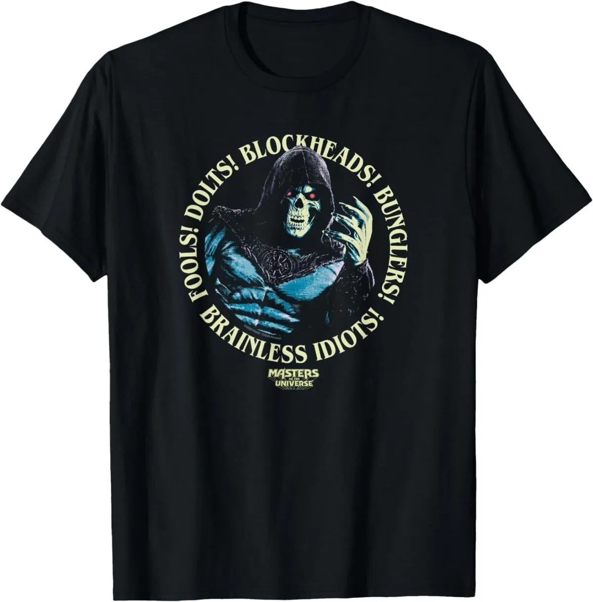 Women's T-Shirts Masters Of The Universe: Skeletor Fools! Brainless Idiots! T-Shirt_ecoleips.com