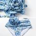 New Flower Decoration Or Not Hollow One Piece Swimsuit Women's Wrap Skirt_ecoleips.com
