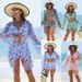 Women's Clothing Three Piece Women's Swimsuit Multi Color High End Printed Swimsuit_ecoleips.com