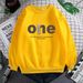 2025 Spring And Autumn New Korean Version Cartoon Print Loose Student Jacket With Fleece Round Neck Sweatshirt For Women_ecoleips.com