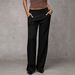 Women's Elegant And Stylish Slim-fit Versatile Flared Pants, Long Trousers For All Seasons_ecoleips.com