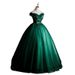 Women's Clothing Green Off The Shoulder Prom Dress Women's Lace Sequins Formal Evening Gown One Shoulder Style New Party Wear_ecoleips.com