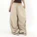 Women's High-Waisted Wide Leg Pants Retro Jazz Style Loose Fitting Draped Hip Hop Cargo Casual Trousers_ecoleips.com