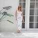 2025 New European American Foreign Trade Women's Fashion Sexy Sweet And Spicy Style Off-Shoulder Mesh Printed Long Strap_ecoleips.com