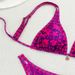 Women's High-End Bikini European American Style Printed Swimwear Sexy Beachwear_ecoleips.com