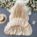 Women's Clothing New Style Light Luxury Heavy Pleated Mid Length A Line Skirt Spring Pleated Skirt_ecoleips.com