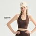 Aido NUF Halter Neck Beauty Back Vest Women's Top One-Piece With Chest Pad Sports Bra Fitness Yoga Wear_ecoleips.com