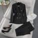 Women's Clothing High End Suit Set Fashion Temperament Goddess Style Professional Suit Two Piece Suit_ecoleips.com