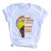 Fashionable Plus Size Urban Girl's Cute White Short Sleeve T-Shirt For Women_ecoleips.com
