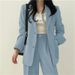 Long Sleeve Blazer And Pants Set | Bright Color Matching Suits For Women | Trendy Office To Casual Outfits_ecoleips.com