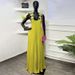 Women's Clothing Elegant Three Dimensional Floral Pleated Backless Suspender Dress For Women Shoulder Strap Spring New Style Solid Color_ecoleips.com