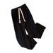 Women's Corduroy Pants High Waist Wide Leg Casual Trousers For Spring Autumn Winter - Pure Black Soft Stretch Comfortable Daily Wear_ecoleips.com
