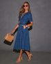 K New Retro Strap Denim Dress, Long Skirt, Fashionable And Elegant Dress For Women_ecoleips.com