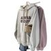 Real Shot Of Foreign Trade Heavy-duty Letter Embroidery Hooded Sweatshirt For Women, Spring And Autumn 2024 New Thin_ecoleips.com